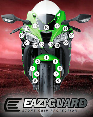 Eazi-Guard Stone Chip Paint Protection Film for Kawasaki ZX-10R 2016 - 2018