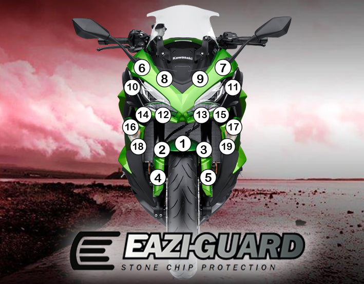 Eazi-Guard Paint Protection Film for Kawasaki Ninja 1000