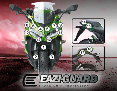 Eazi-Guard Paint Protection Film for Kawasaki Ninja H2 SX