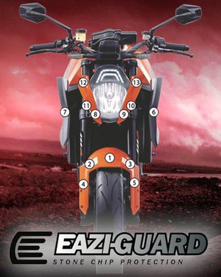 Eazi-Guard Paint Protection Film for KTM 1290 Super Duke R 2014 - 2016