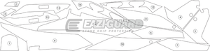 Eazi-Guard Paint Protection Film for KTM 1290 Super Duke GT 2016 - 2018
