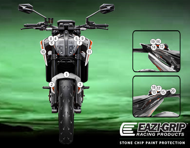 Eazi-Guard Paint Protection Film for KTM 890 Duke R  gloss