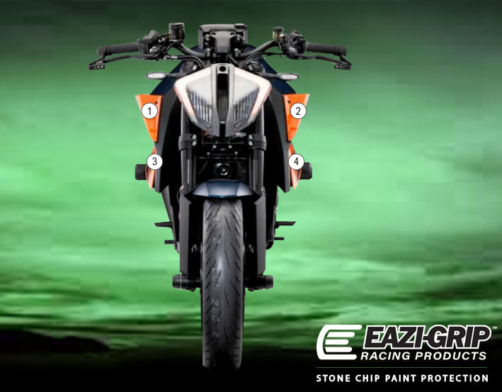 Eazi-Guard Paint Protection Film for KTM 1290 Super Duke R  gloss