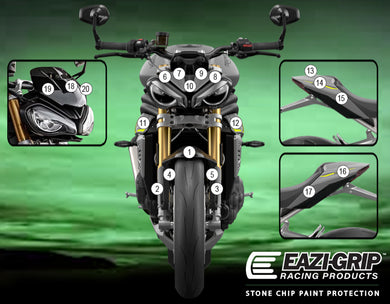 Eazi-Guard Paint Protection Film for Triumph Speed Triple 1200 RS  gloss
