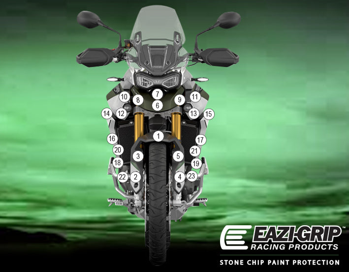 Eazi-Guard Paint Protection Film for Triumph Tiger 900 Rally Pro  gloss