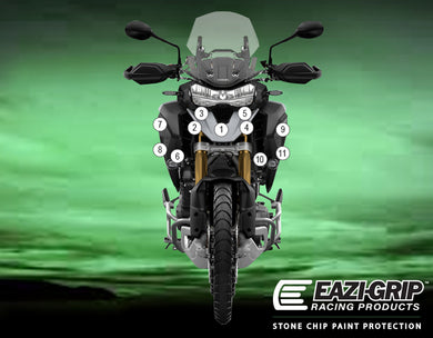 Eazi-Guard Paint Protection Film for Triumph Tiger 1200 GT Rally Pro  matte