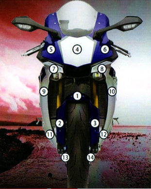 Eazi-Guard Paint Protection Film for Yamaha YZF-R1 2015 - 2019