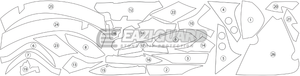 Eazi-Guard Paint Protection Film for Yamaha FJR1300AE/AS