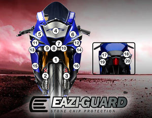 Eazi-Guard Paint Protection Film for Yamaha YZF-R6 matte