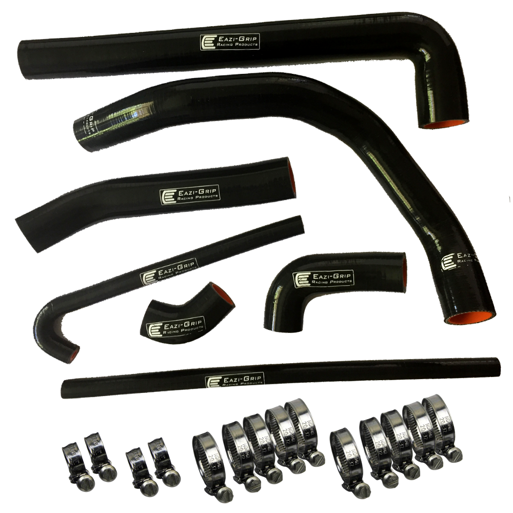 Eazi-Grip Silicone Hose and Clip Kit for Ducati Panigale  black