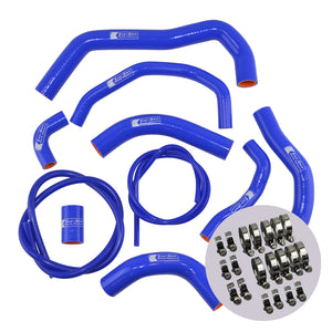Eazi-Grip Silicone Hose and Clip Kit for Honda CBR600RR 2007 - 2019  blue