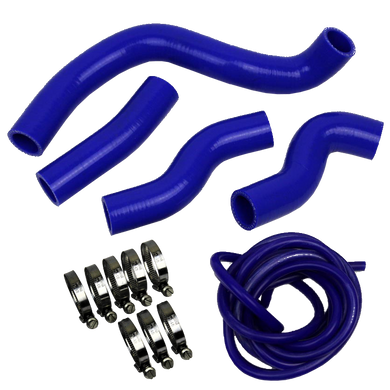 Eazi-Grip Silicone Hose and Clip Kit for Kawasaki Z750  blue