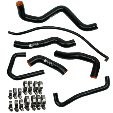 Eazi-Grip Silicone Hose and Clip Kit for Kawasaki ZX-6R  black
