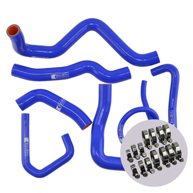 Eazi-Grip Silicone Hose and Clip Kit for Kawasaki ZX-6R 2009 - 2019  blue