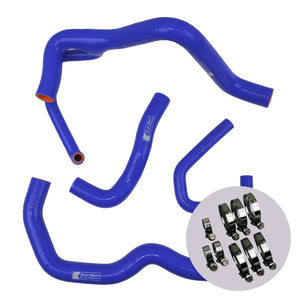 Eazi-Grip Silicone Hose and Clip Kit (Race) for Kawasaki ZX-6R 2009 - 2019  blue