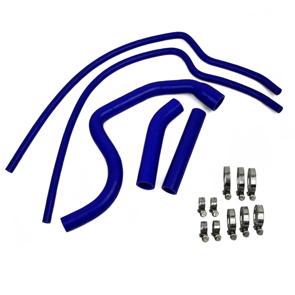 Eazi-Grip Silicone Hose and Clip Kit for Triumph Speed Triple 1050  blue