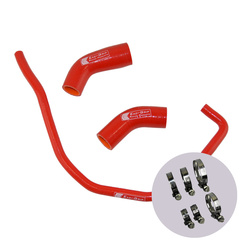 Eazi-Grip Silicone Hose and Clip Kit for Yamaha YZF-R1  red