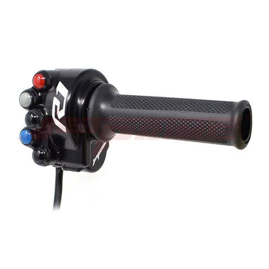 Jetprime Throttle Twist Grip With Integrated Controls for Yamaha YZF-R1