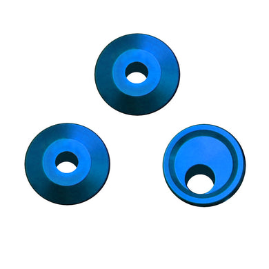 Accossato Spare Inserts Washers for Adjustable Rearsets blue