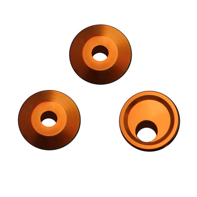 Accossato Spare Inserts Washers for Adjustable Rearsets orange