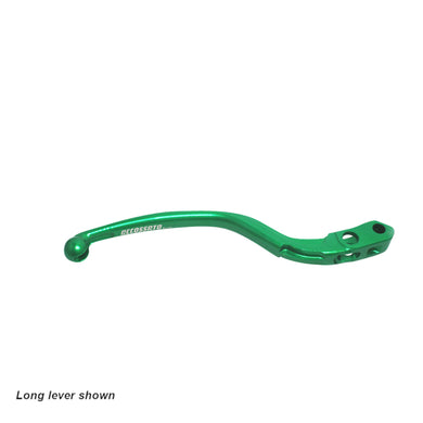 Accossato Fixed Brake Lever for Accossato and Brembo master cylinders  short green 19mm