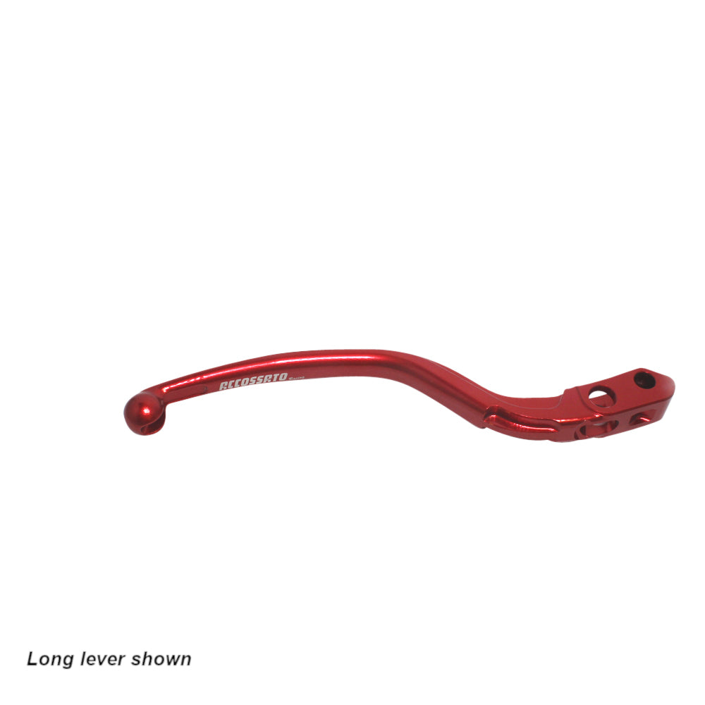 Accossato Fixed Brake Lever for Accossato and Brembo master cylinders  short red 20mm