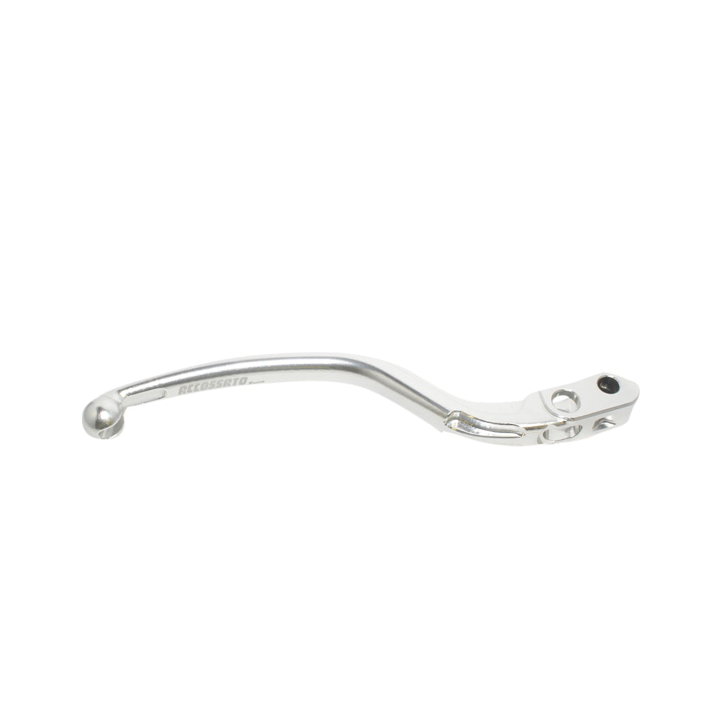 Accossato Fixed Brake Lever for Accossato and Brembo master cylinders  long silver 18mm