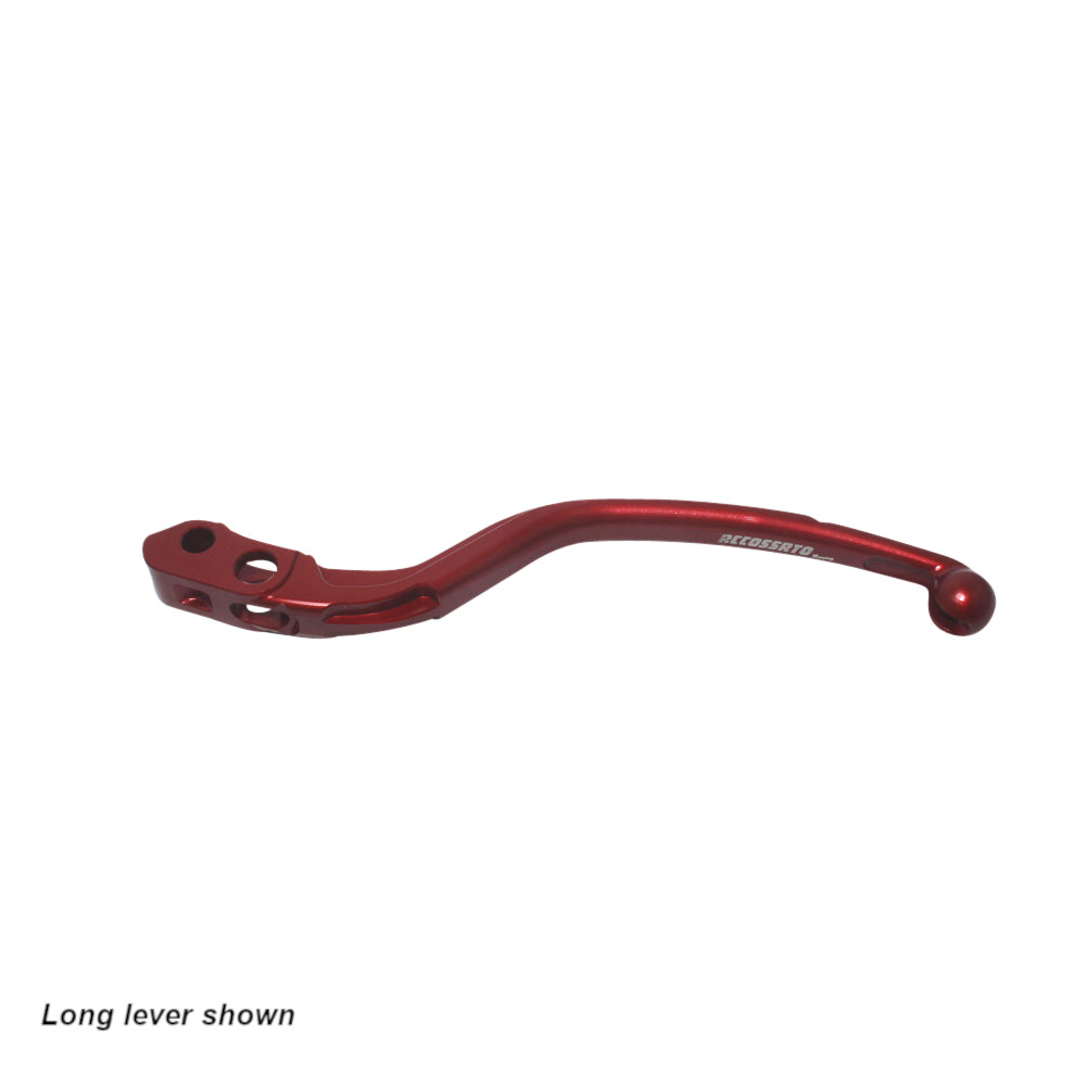 Accossato Fixed Clutch Lever for Accossato and Brembo master cylinders  short red 20mm