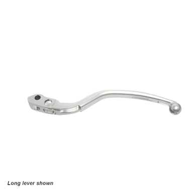 Accossato Fixed Clutch Lever for Accossato and Brembo master cylinders  short silver 16mm