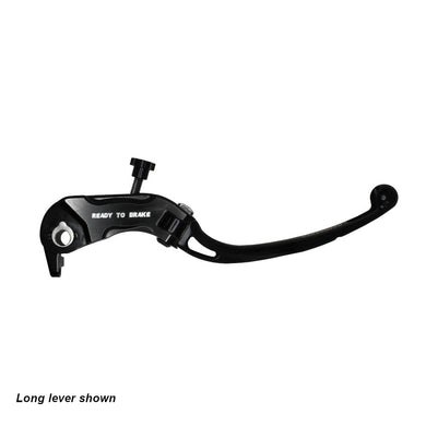 Accossato Folding Brake Lever for Ready to Brake master cylinders  short black PRS 17-18-19mm no eyelet