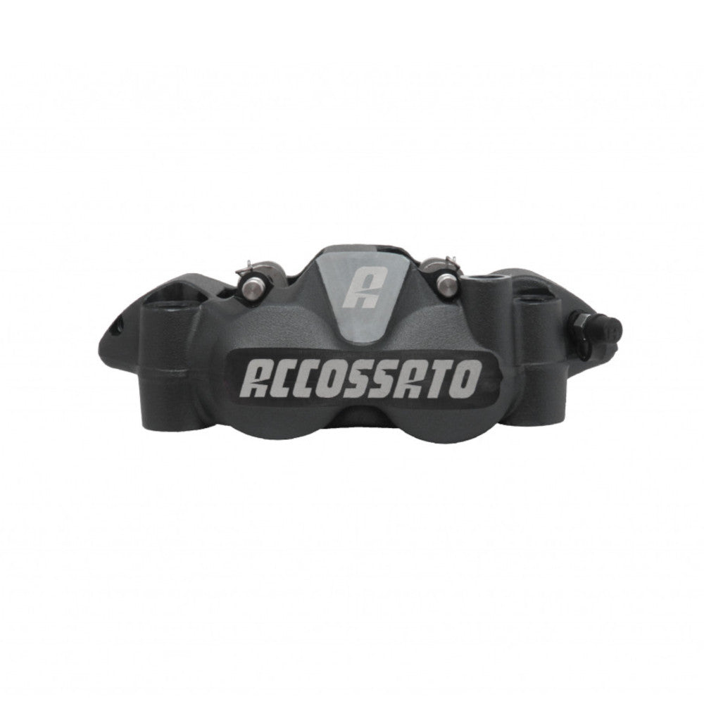 Accossato Radial Brake Caliper Forged Monoblock 108 mm grey anodised ZXC pads  right only