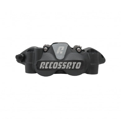 Accossato Radial Brake Caliper Forged Monoblock 108 mm grey anodised organic pads  left only