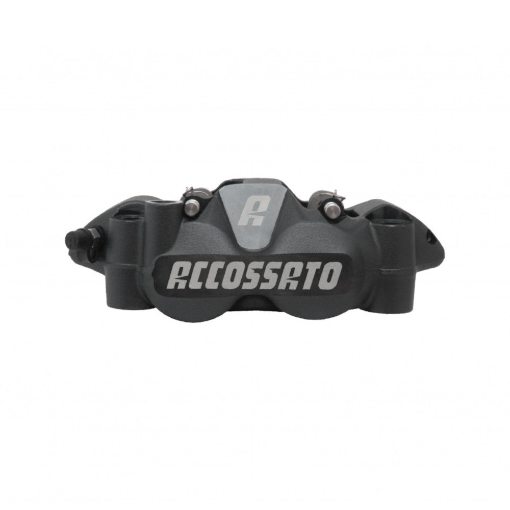 Accossato Radial Brake Caliper Forged Monoblock 108 mm grey anodised sintered pads  left only