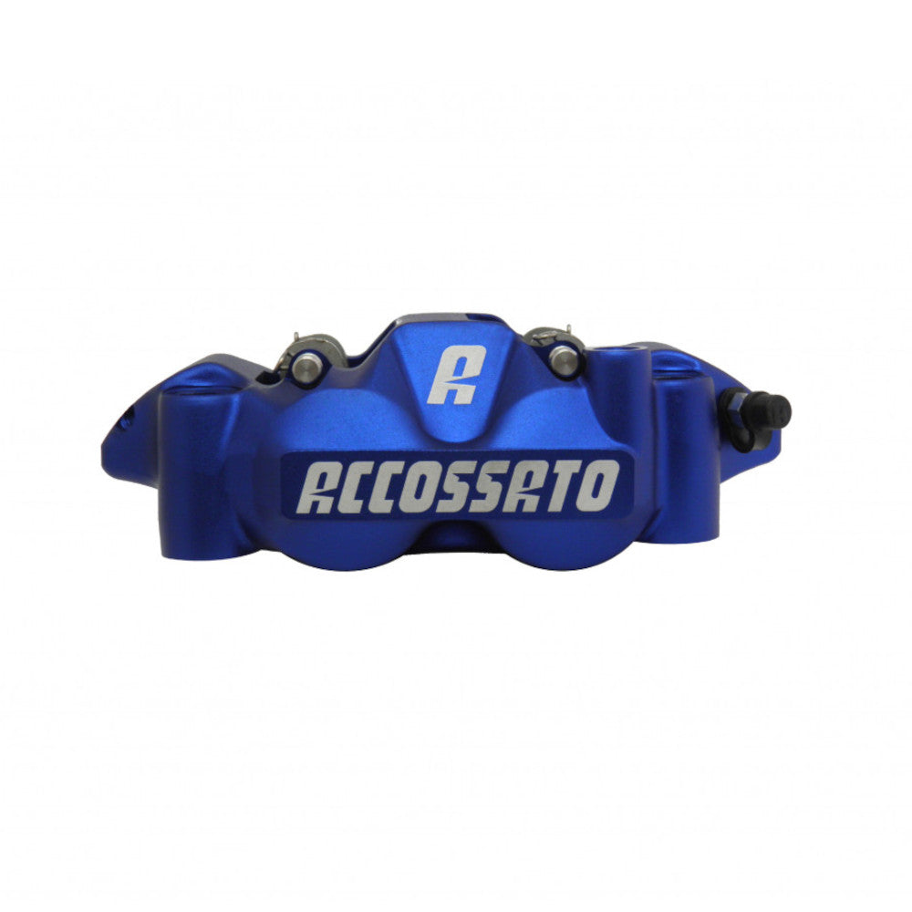 Accossato Radial Brake Caliper Forged Monoblock 108 mm blue anodised sintered pads  right only