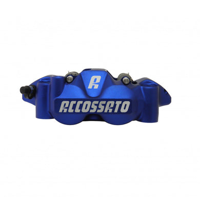 Accossato Radial Brake Caliper Forged Monoblock 108 mm blue anodised organic pads  left only