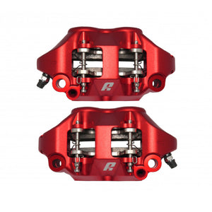 Accossato Radial Brake Caliper Forged Monoblock 108 mm red anodised organic pads  left and right