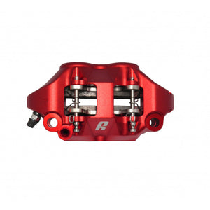 Accossato Radial Brake Caliper Forged Monoblock 108 mm red anodised organic pads  left only