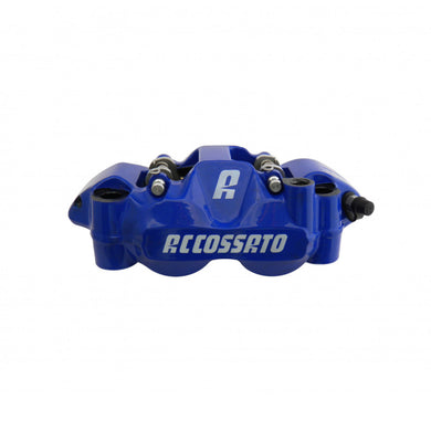 Accossato Radial Brake Caliper Forged Monoblock 108 mm blue painted sintered pads  right only