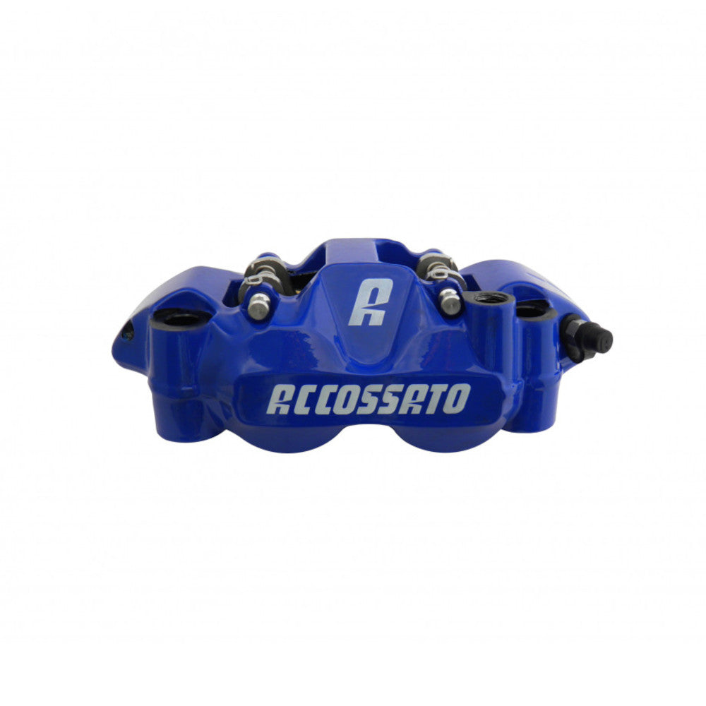 Accossato Radial Brake Caliper Forged Monoblock 108 mm blue painted sintered pads  right only