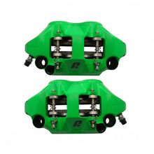 Load image into Gallery viewer, Accossato Radial Brake Caliper Forged Monoblock 108 mm green painted ZXC pads  left and right