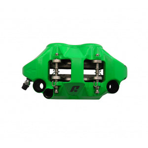 Accossato Radial Brake Caliper Forged Monoblock 108 mm green painted organic pads  left only