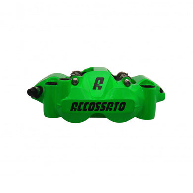 Accossato Radial Brake Caliper Forged Monoblock 108 mm green painted organic pads  left only
