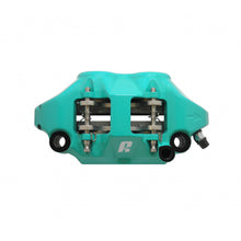 Load image into Gallery viewer, Accossato Radial Brake Caliper Forged Monoblock 108 mm teal painted organic pads  right only