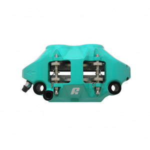 Accossato Radial Brake Caliper Forged Monoblock 108 mm teal painted organic pads  left only