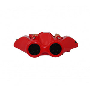 Accossato Radial Brake Caliper Forged Monoblock 108 mm red painted sintered pads  right only