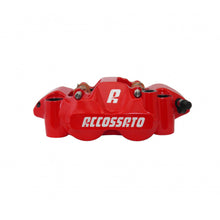 Load image into Gallery viewer, Accossato Radial Brake Caliper Forged Monoblock 108 mm red painted sintered pads  right only