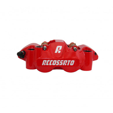 Accossato Radial Brake Caliper Forged Monoblock 108 mm red painted organic pads  left only