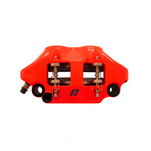 Load image into Gallery viewer, Accossato Radial Brake Caliper Forged Monoblock 108 mm red fluoro painted organic pads  left only