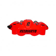 Load image into Gallery viewer, Accossato Radial Brake Caliper Forged Monoblock 108 mm red fluoro painted sintered pads  left only
