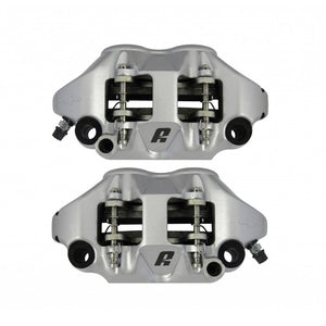 Accossato Radial Brake Caliper Forged Monoblock 108 mm silver painted sintered pads  left and right